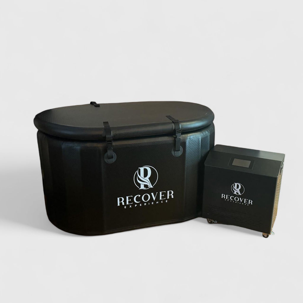 Recover Ice Bath Low Sit Pro Black + Chiller Pro Black WIFI Assisted