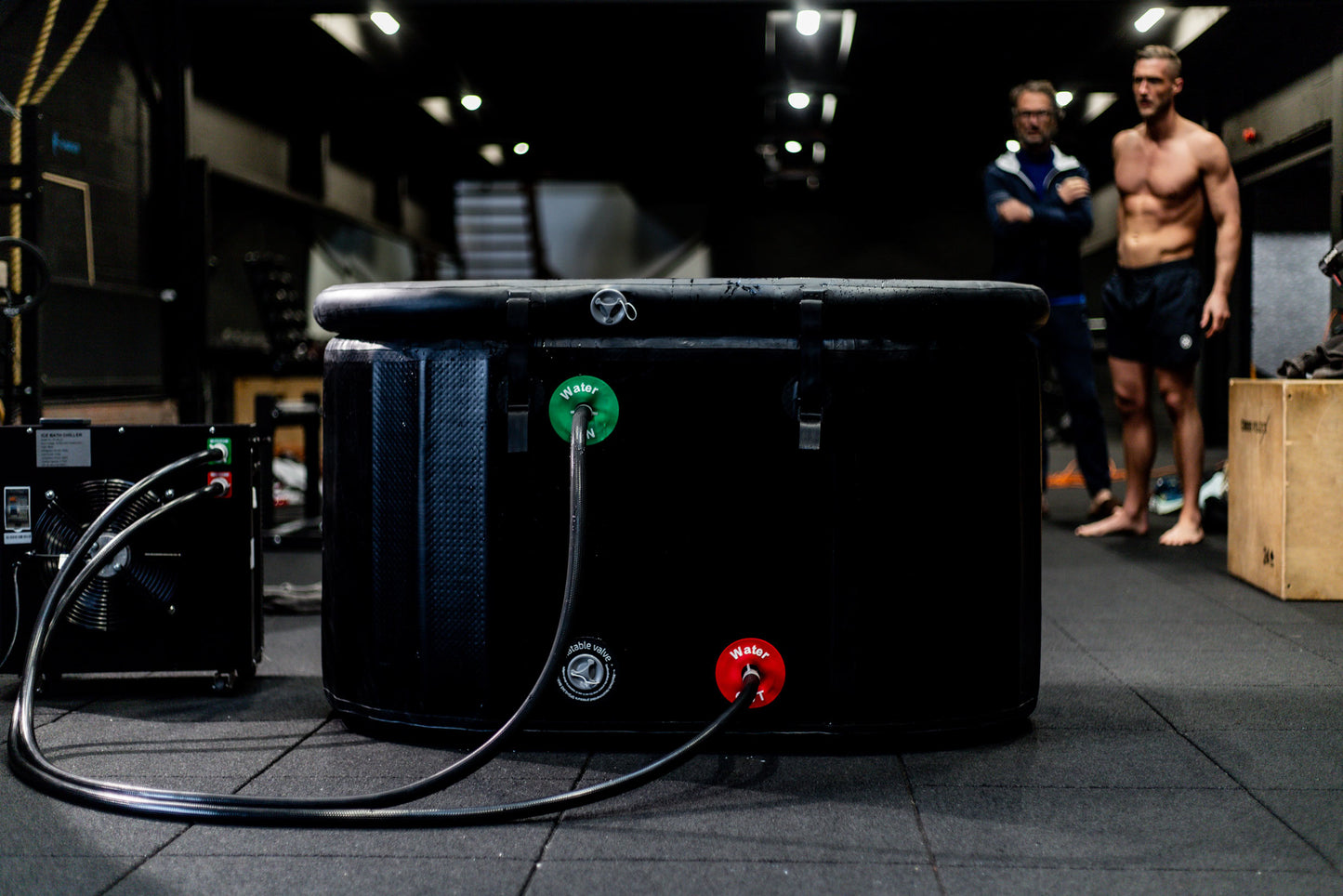 Recover Ice Bath Low Sit Pro Black + Chiller Pro Black WIFI Assisted